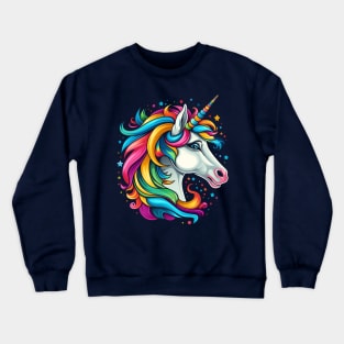 Rainbow Unicorn Cartoon Crewneck Sweatshirt